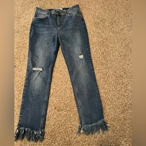 Free people straight leg jeans.